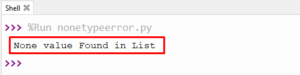 TypeError Object Of Type NoneType Has No Len In Python Its Linux