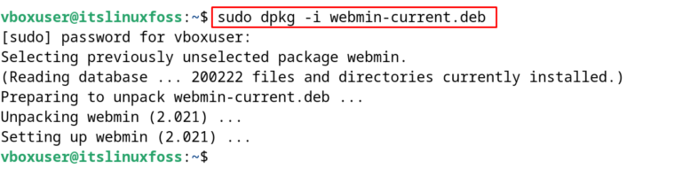 How To Install Webmin On Debian 12 Its Linux FOSS