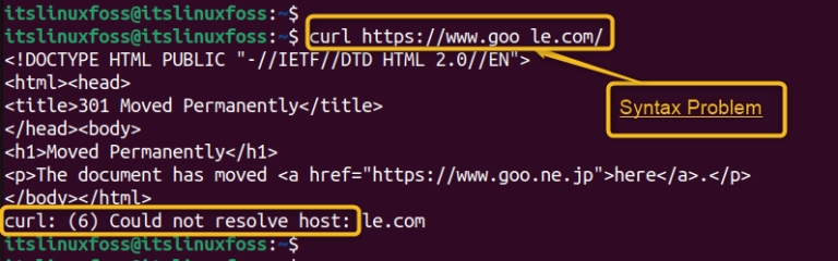 How To Fix Curl Could Not Resolve Host Error In Linux Its Linux