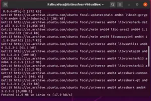 ubuntu wireshark command line