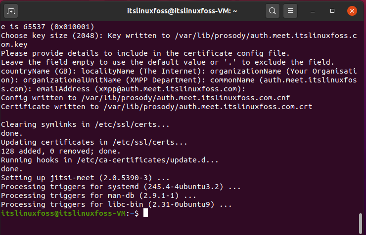 install jitsi meet ubuntu linux free