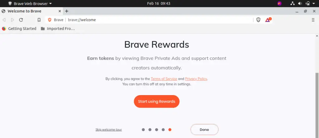 brave browser linux command