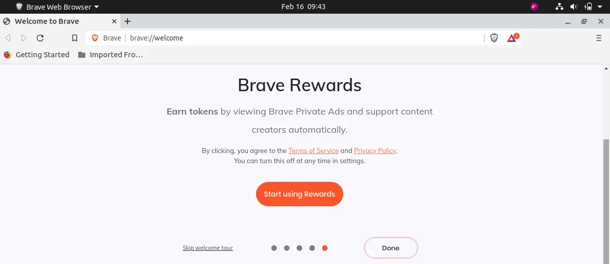 install brave browser on linux