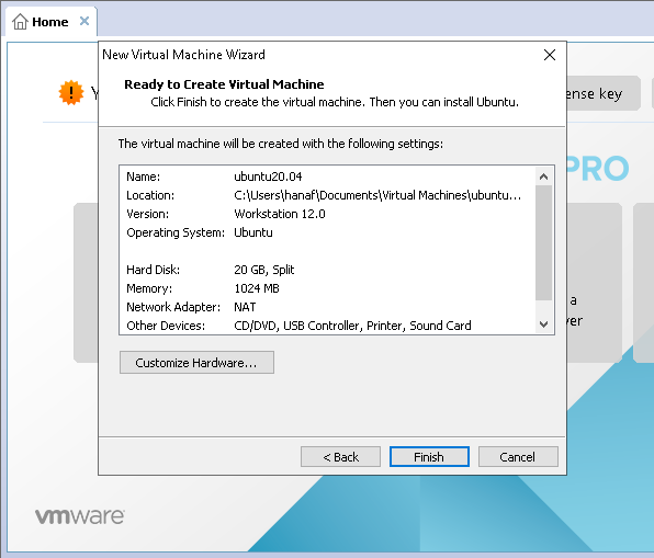 how to install vmware workstation player on ubuntu