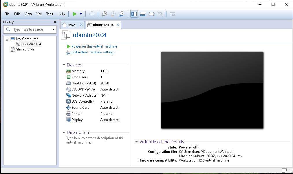 vmware workstation player ubuntu install