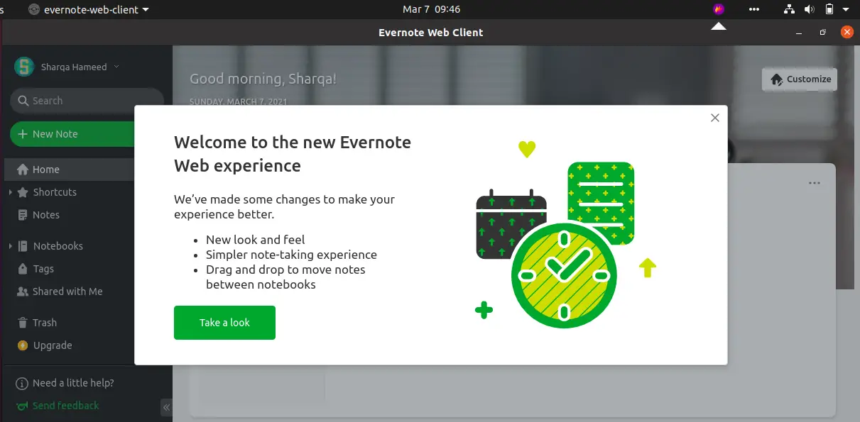 evernote linux install