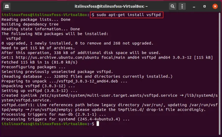 ubuntu ftp server