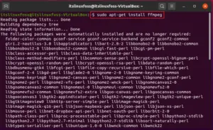 ffmpeg install ubuntu 20.04