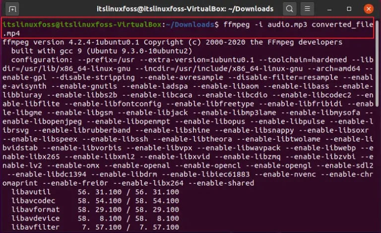 ffmpeg extract audio from webm