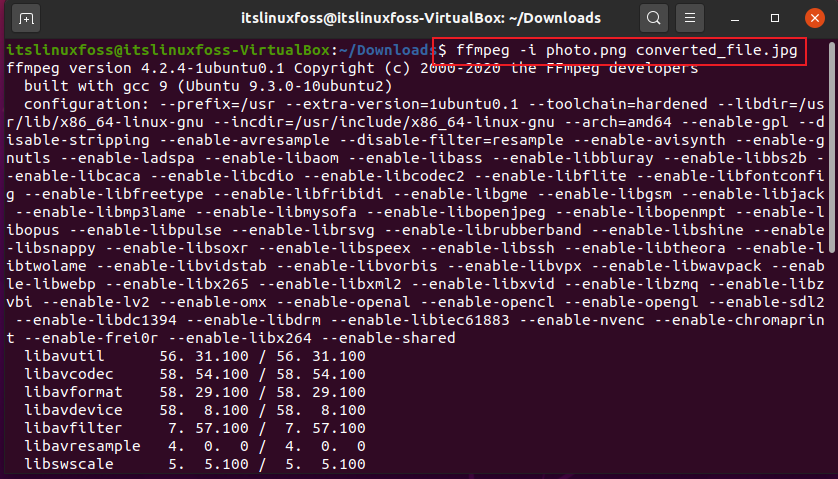 ubuntu ffmpeg mp4 to webm