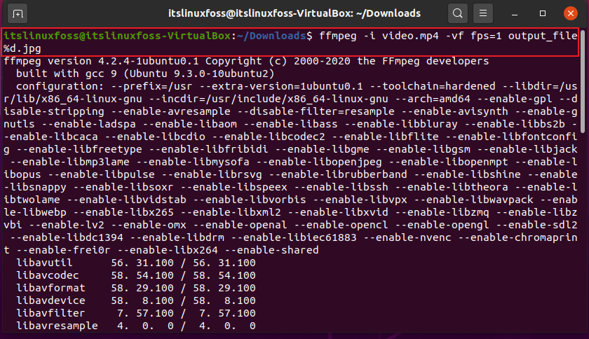 ffmpeg linux command line examples