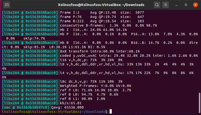 ffmpeg command to extract frames from video