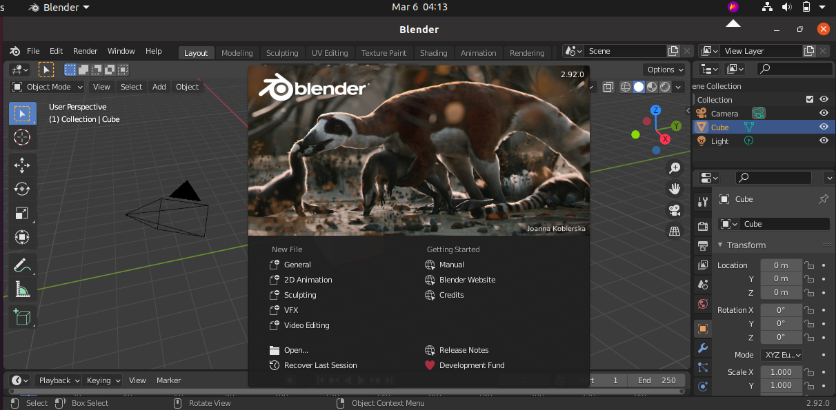 blender ubuntu