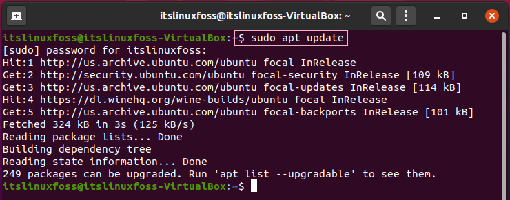 ubuntu docker sudo not found