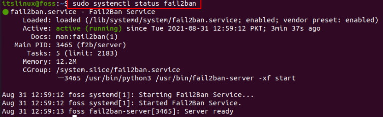 Настройка fail2ban ubuntu 20