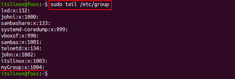 How To Create New Groups With Groupadd Command In Linux Its Linux FOSS