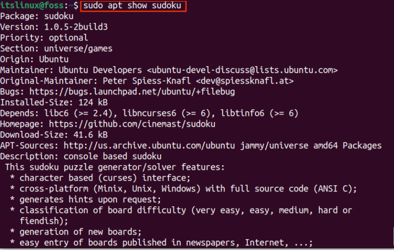 How to Use APT Package Manager in Ubuntu 22.04 LTS – Its Linux FOSS