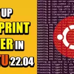 Set up CUPS Print Server in Ubuntu 22.04