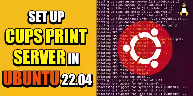 Set up CUPS Print Server in Ubuntu 22.04
