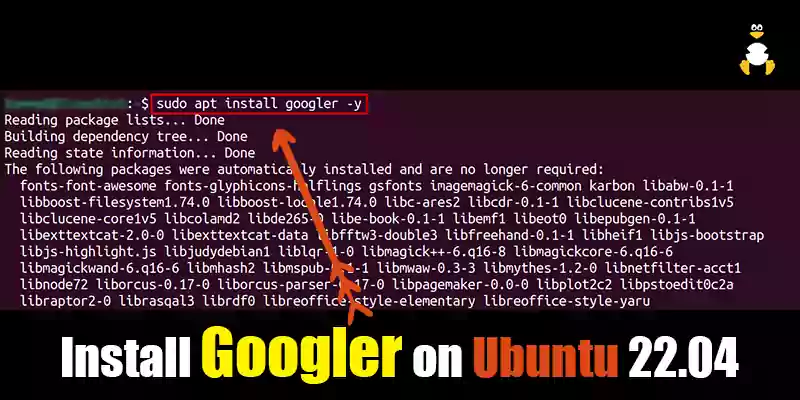 How to install Googler on Ubuntu 22.04