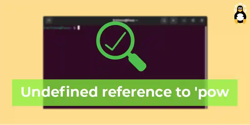 How to fix the undefined reference to 'pow' error