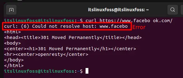 How To Fix “Curl:(6) Could Not Resolve Host” Error In Linux – Its Linux Foss