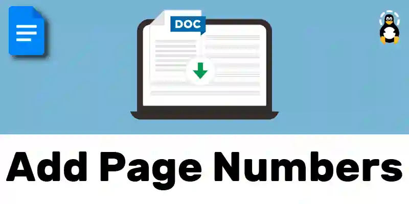 How to Add Page Numbers in Google Docs