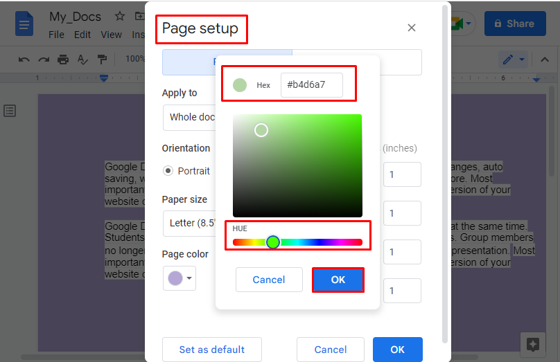 How to Change the Background Color in Google Docs? – Its Linux FOSS