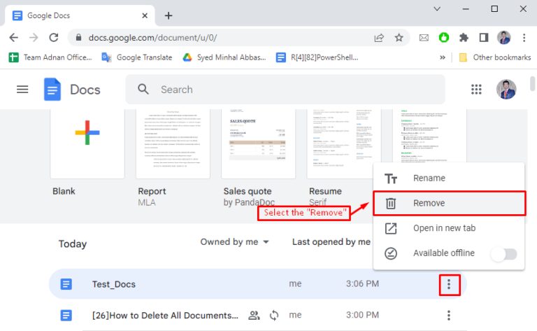 How To Select All Documents In Google Docs