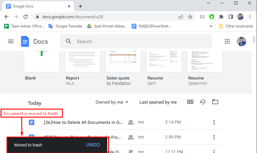 How To Delete All Documents In Google Docs