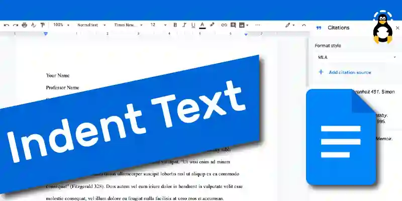 How to Indent Text in Google Docs