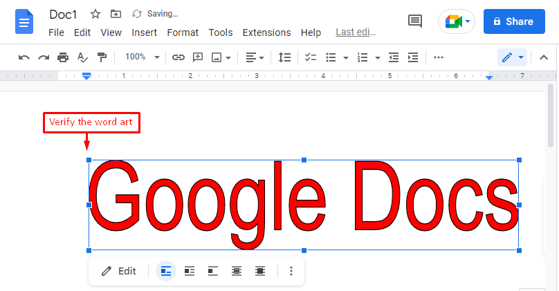 How to Insert Word Art in Google Docs? – Its Linux FOSS