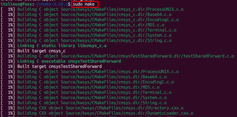 How to Install CMake on Ubuntu 22.04 – Its Linux FOSS