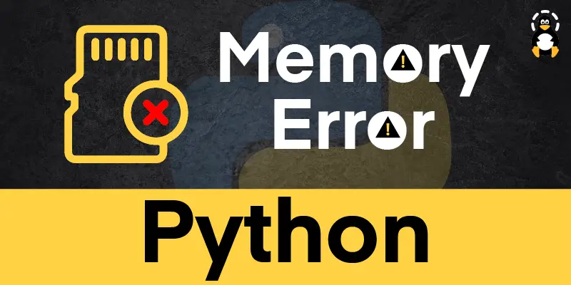 Memory Error in Python