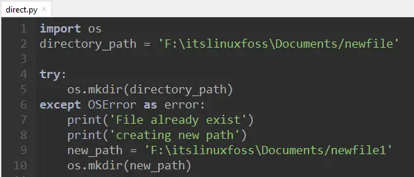 Python Create Directory | Os.Mkdir() Method – Its Linux Foss