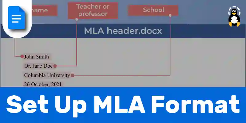How to Set Up MLA Format in Google Docs