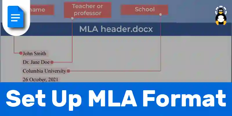 How To Set Up MLA Format In Google Docs Its Linux FOSS