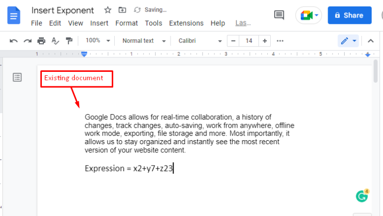 How To Put Exponents In Google Docs On Mac