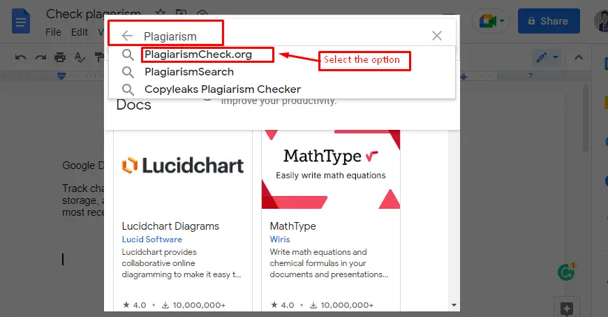 google plagiarism checker