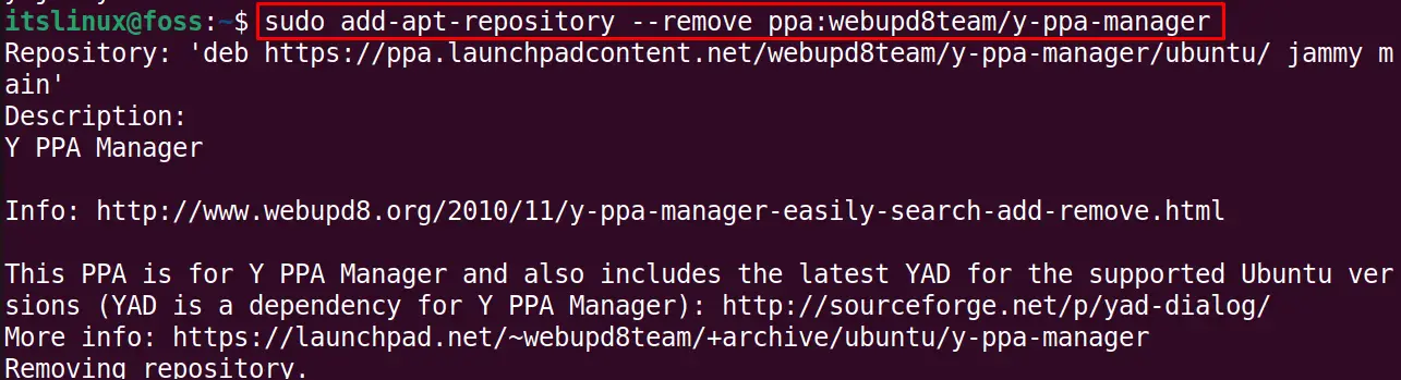How To List And Remove Ppa Repository On Ubuntu 20 04 Linux Removedelete A In 22 Its Foss Vrogue 2440