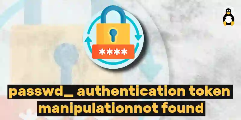 passwd_ authentication token manipulation