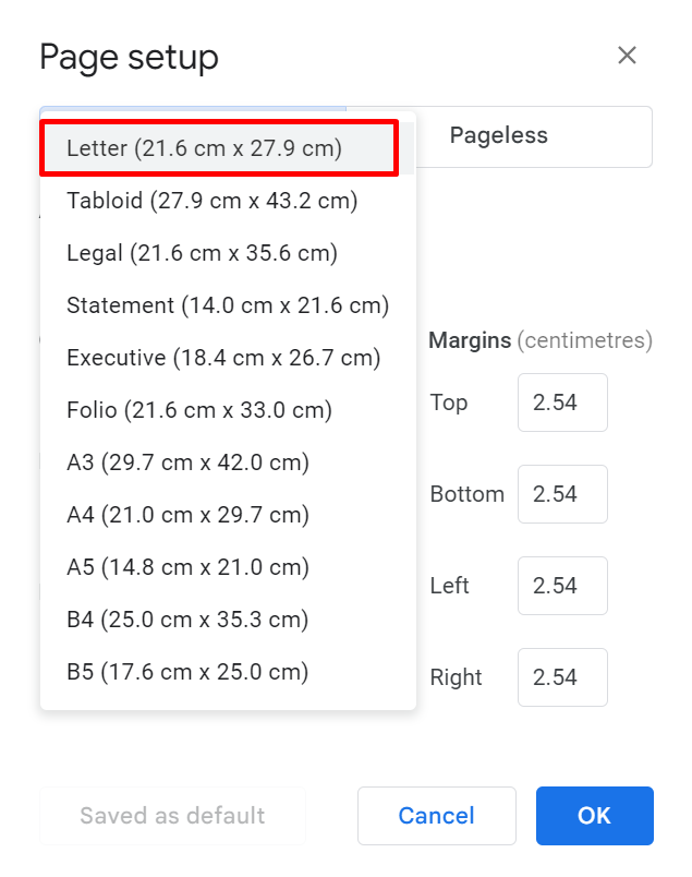 How To Change Page Size In Google Docs Its Linux FOSS