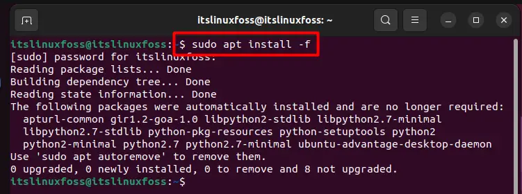 How To Fix The “The Following Packages Have Unmet Dependencies” Error – Its  Linux Foss