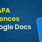 How do you cite APA references in Google Docs