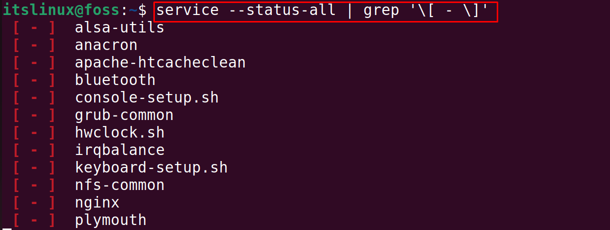 Linux Command To Check Services Running On Port