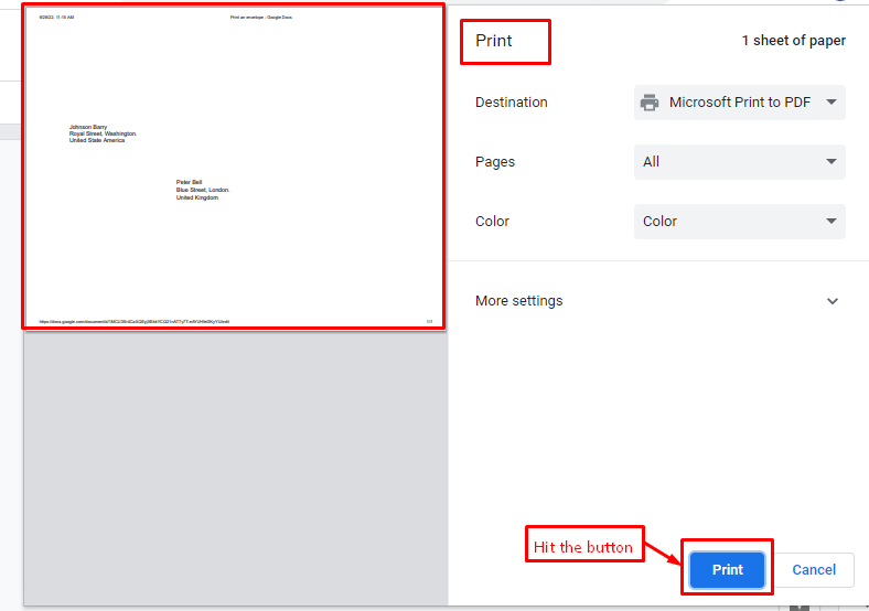 How to Create and Print an Envelope in Google Docs? – Its Linux FOSS