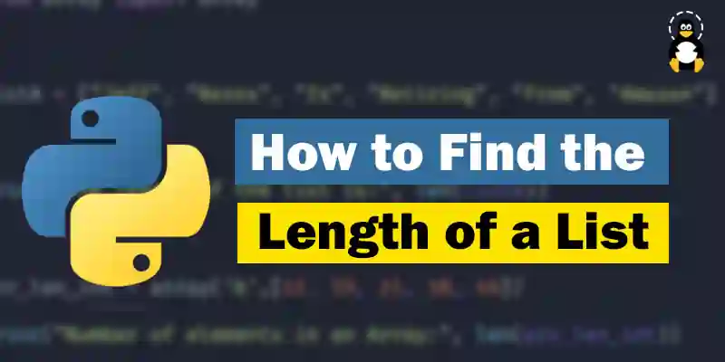 How to Find the Length of a List in Python