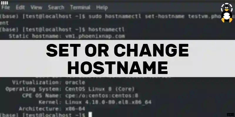 How to Set or Change Hostname in Linux