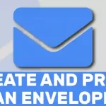 How to create and print an envelope in google docs