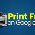 How to print from Google docs